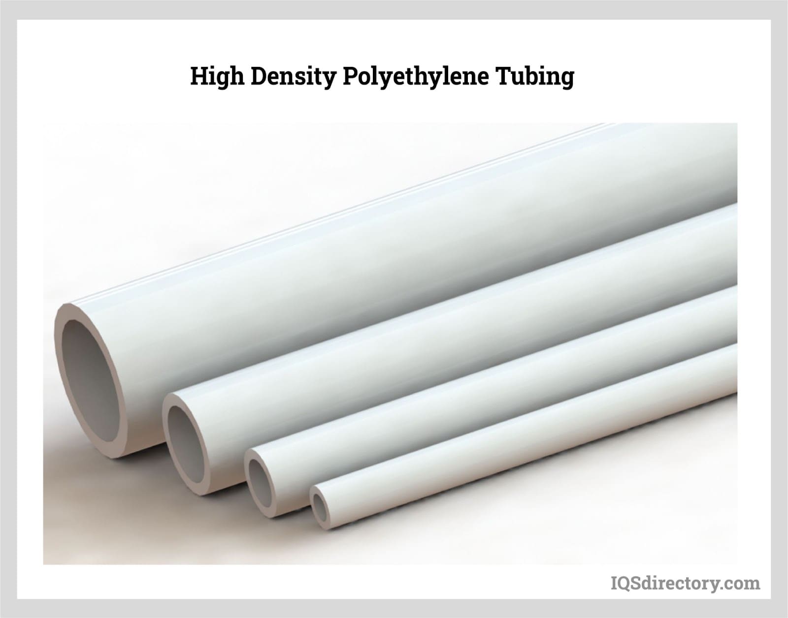 A relevant stock photo of poly tube in a typical setting.