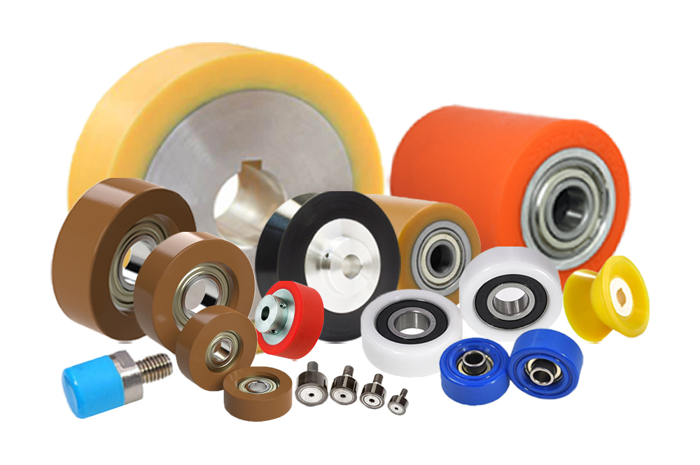 A relevant stock photo of polyurethane roller in a typical setting.