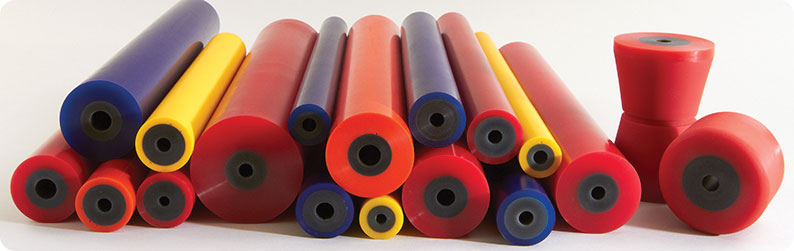 A relevant stock photo of polyurethane roller in a typical setting.