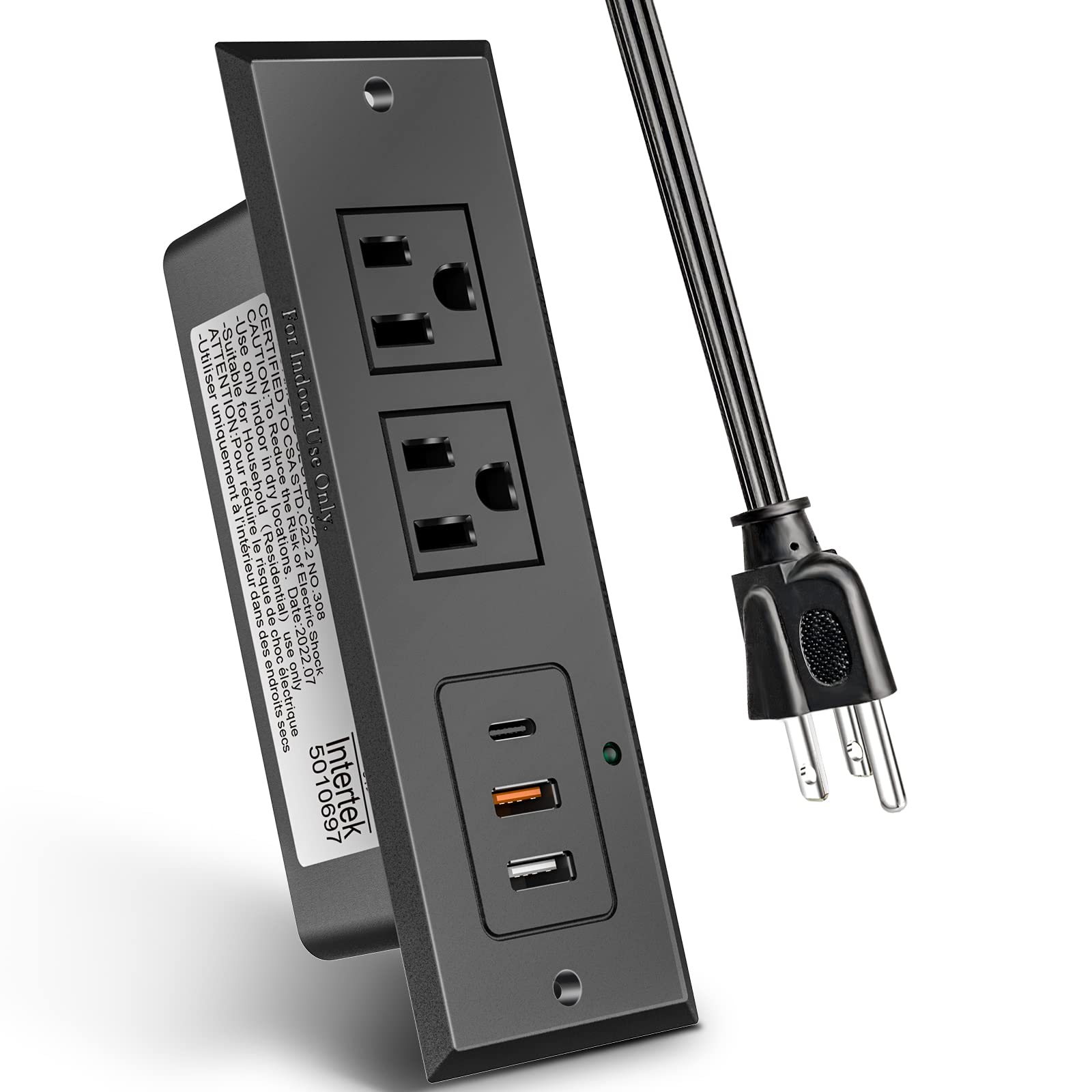 A relevant stock photo of power socket type c in a typical setting.