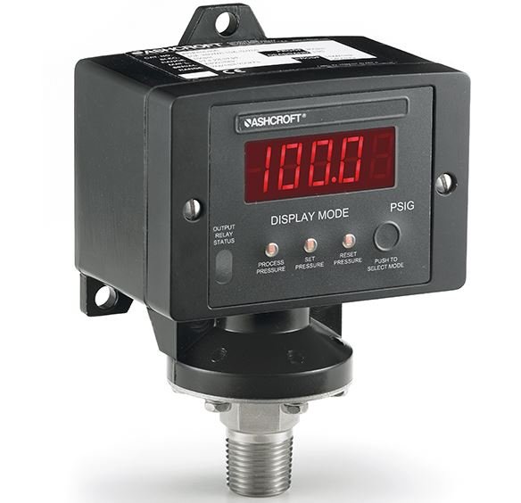A relevant stock photo of pressure switches in a typical setting.