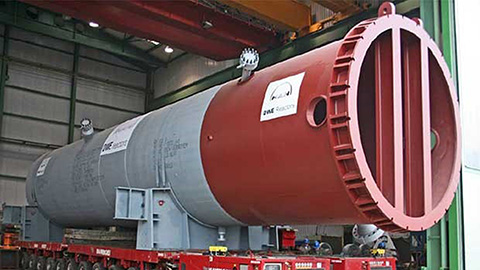A relevant stock photo of pressure vessel in a typical setting.