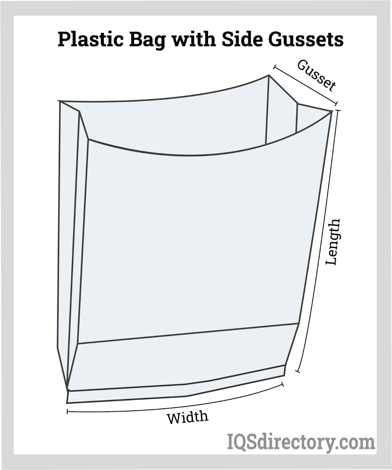 A relevant stock photo of properties of a plastic bag in a typical setting.