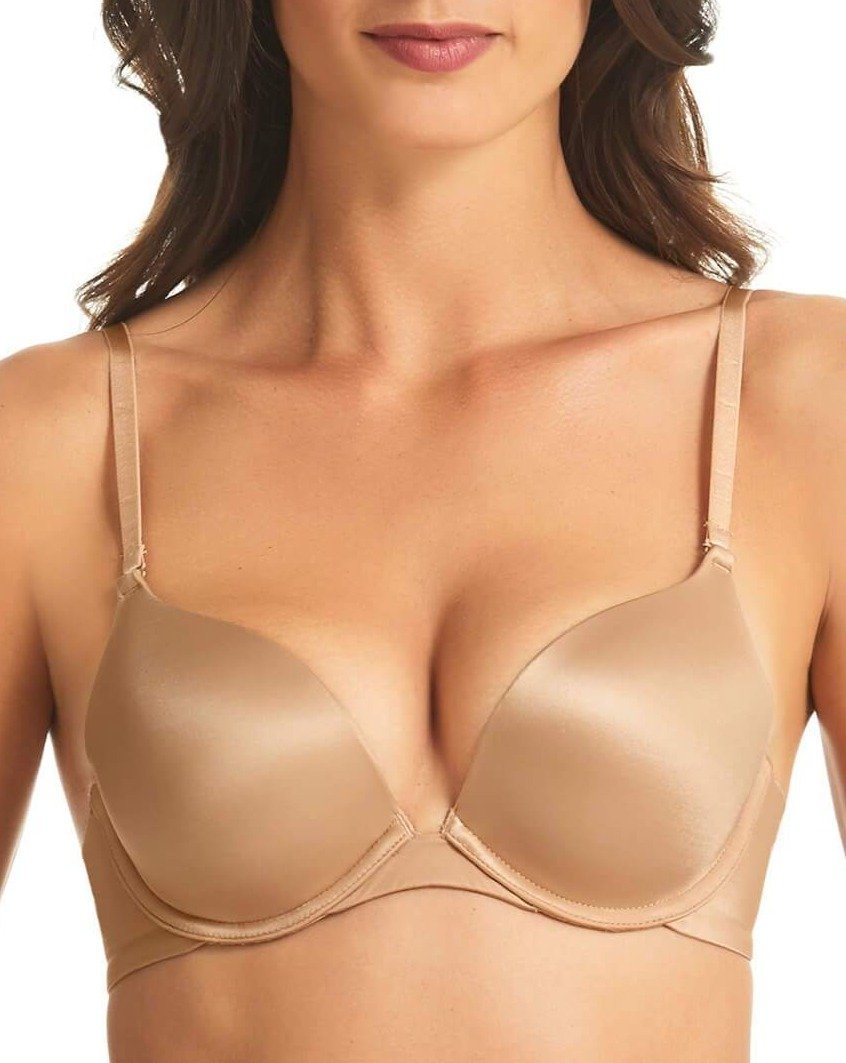 A relevant stock photo of push up bras in a typical setting.