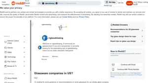 Whisky Glasses - Production Recommendations