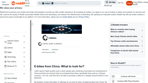 E-Bikes - Key Quality Aspects