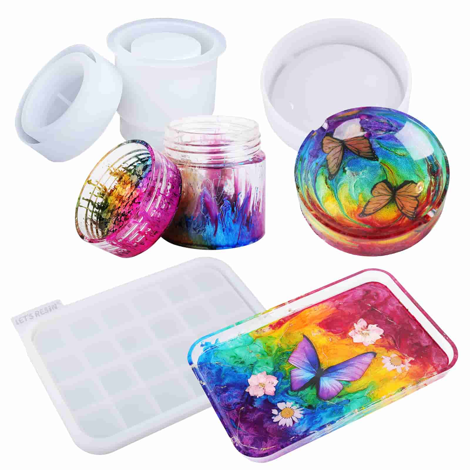 A relevant stock photo of resin molds in a typical setting.
