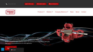 Roper Pump Company - Helical Gear Pumps
