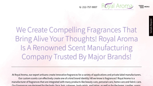 Royal Aroma - Fragrance Manufacturer