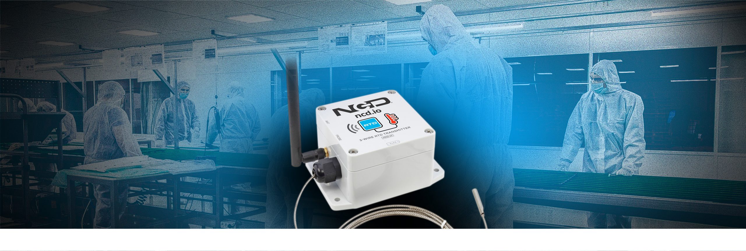 A relevant stock photo of rtd temperature sensor in a typical setting.