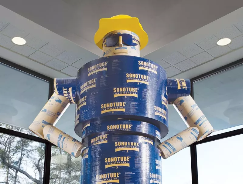 A relevant stock photo of sauna tubes in a typical setting.