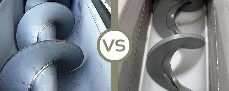 A relevant stock photo of screw conveyor in a typical setting.