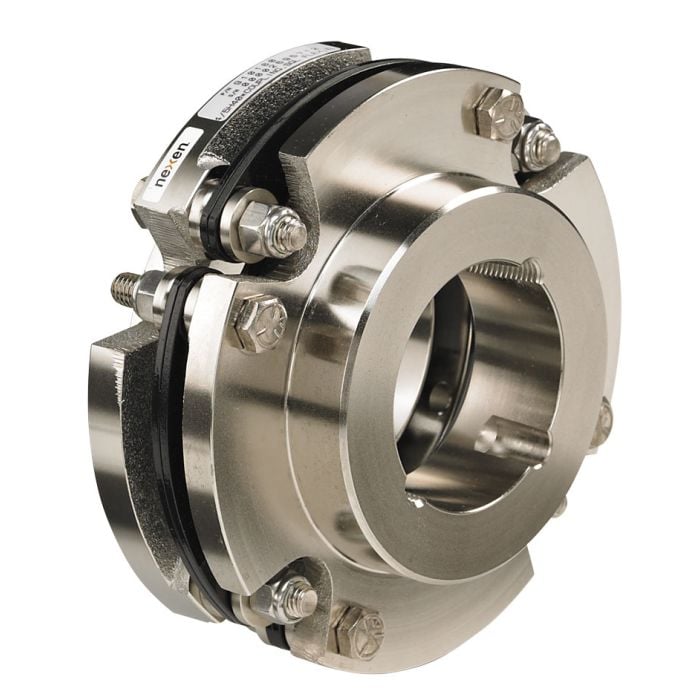 A relevant stock photo of shaft coupling in a typical setting.