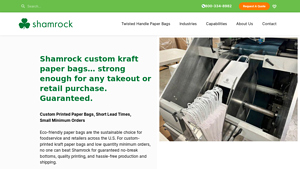 Shamrock Kraft Bags - Twisted Handle Paper Bags