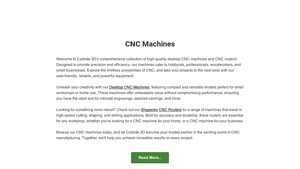 Carbide 3D - CNC Machines