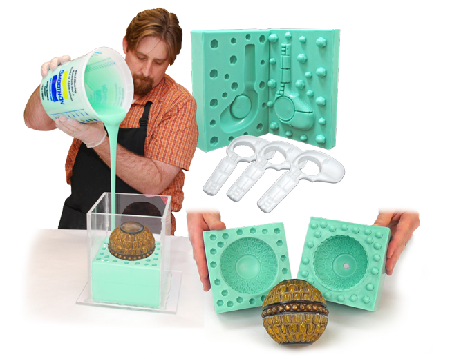 A relevant stock photo of silicone molding in a typical setting.