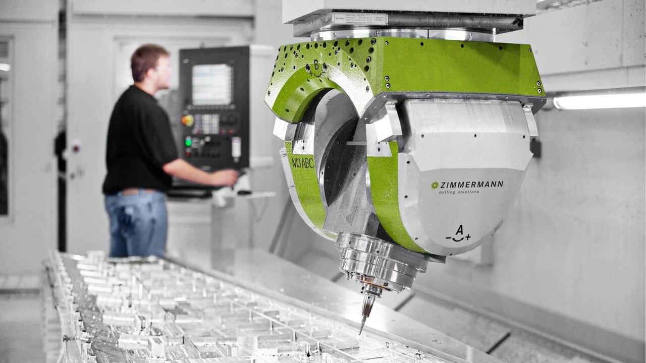 Illustrative example of six axis cnc machine from Google Search