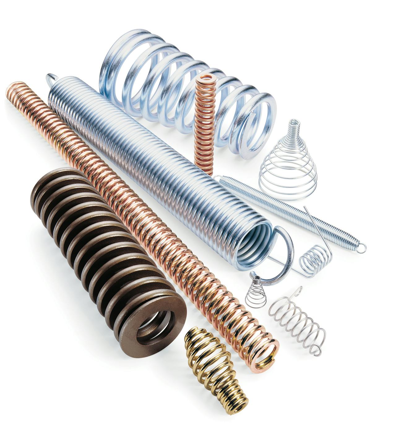 A relevant stock photo of spring coil in a typical setting.