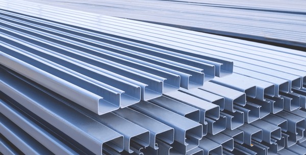 A relevant stock photo of steel channel in a typical setting.
