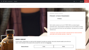 Stock Fragrance - Custom Fragrance Design