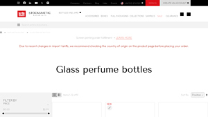 Euphoria - Clear Glass Bottles