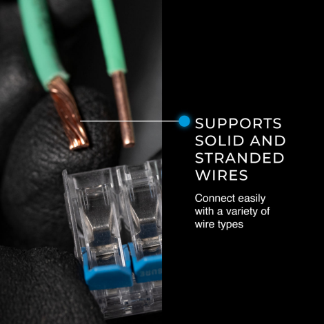 A relevant stock photo of stranded wire in a typical setting.