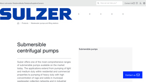 Sulzer - Submersible Sewage Pump Type ABS XFP