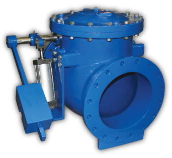 A relevant stock photo of swing check valve in a typical setting.