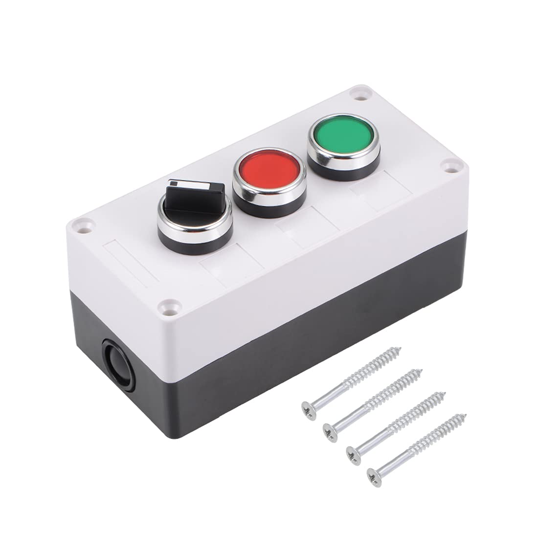 A relevant stock photo of switch button push in a typical setting.