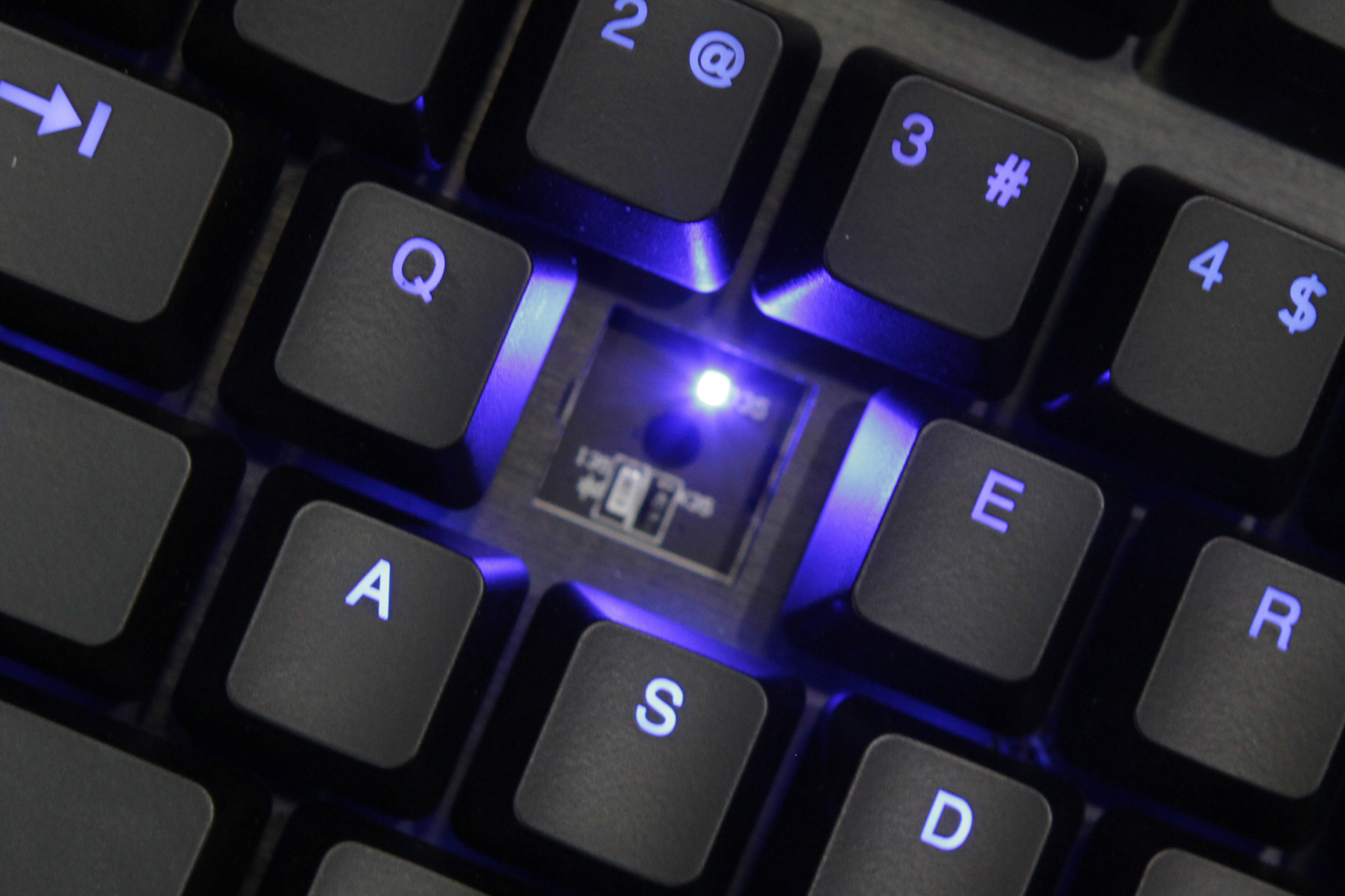 A relevant stock photo of switches keyboard in a typical setting.