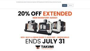 Takumi USA - High-Precision CNC Machines