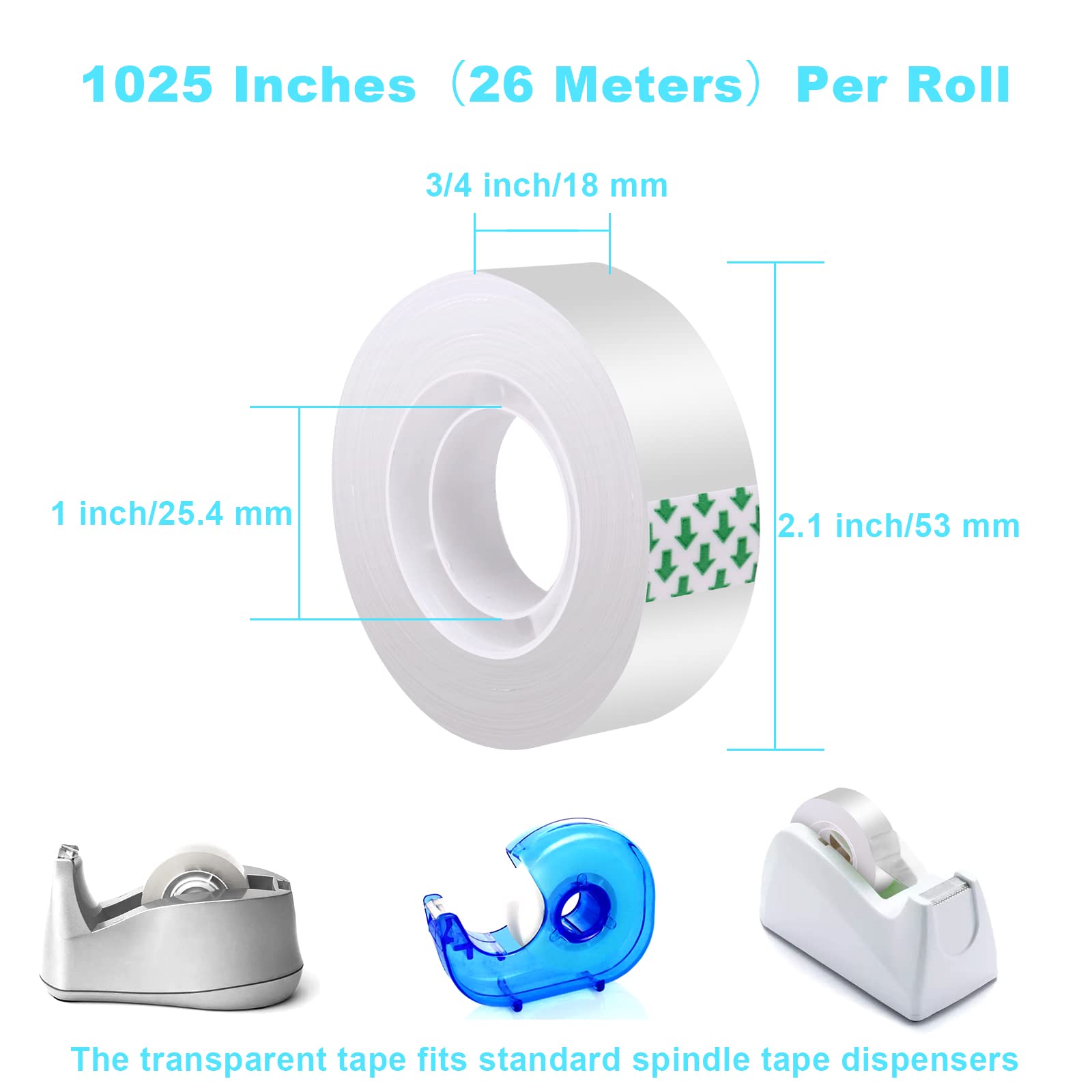 A relevant stock photo of tape roll in a typical setting.