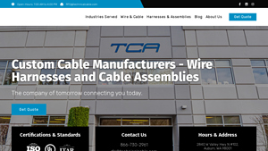 Technical Cable Applications - Custom Cable Assemblies