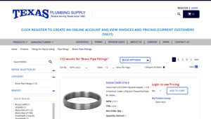 Texas Plumbing Supply - Brass Pipe Fittings