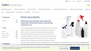 The Cary Company - Plastic Spray Bottles