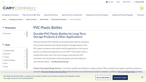 The Cary Company - PVC Plastic Bottles