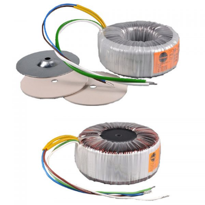 A relevant stock photo of toroidal transformer in a typical setting.