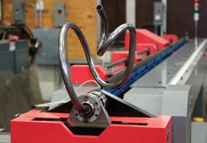 A relevant stock photo of tube bending in a typical setting.