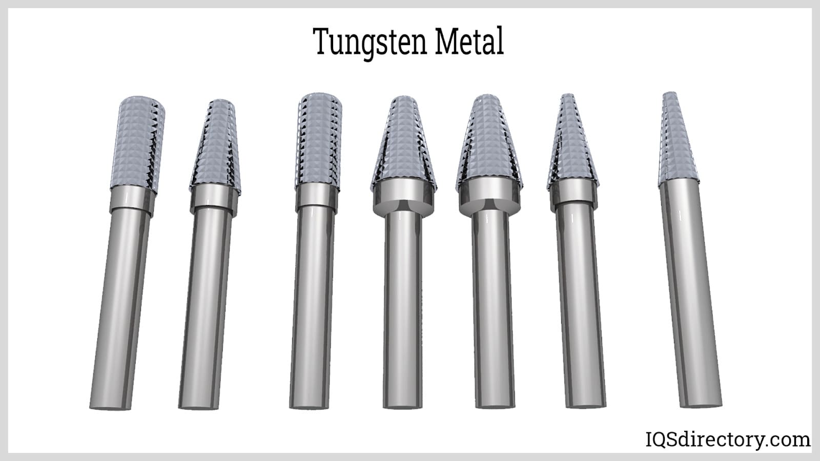 A relevant stock photo of tungsten is a metal in a typical setting.
