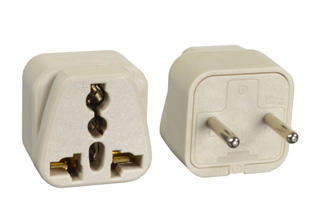 A relevant stock photo of type c electrical plug in a typical setting.