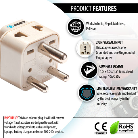 A relevant stock photo of type d plug in a typical setting.