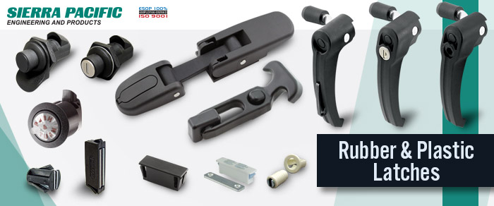 A relevant stock photo of types of latches in a typical setting.