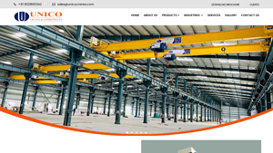 Unico Cranes - EOT Cranes & Hoisting Solutions