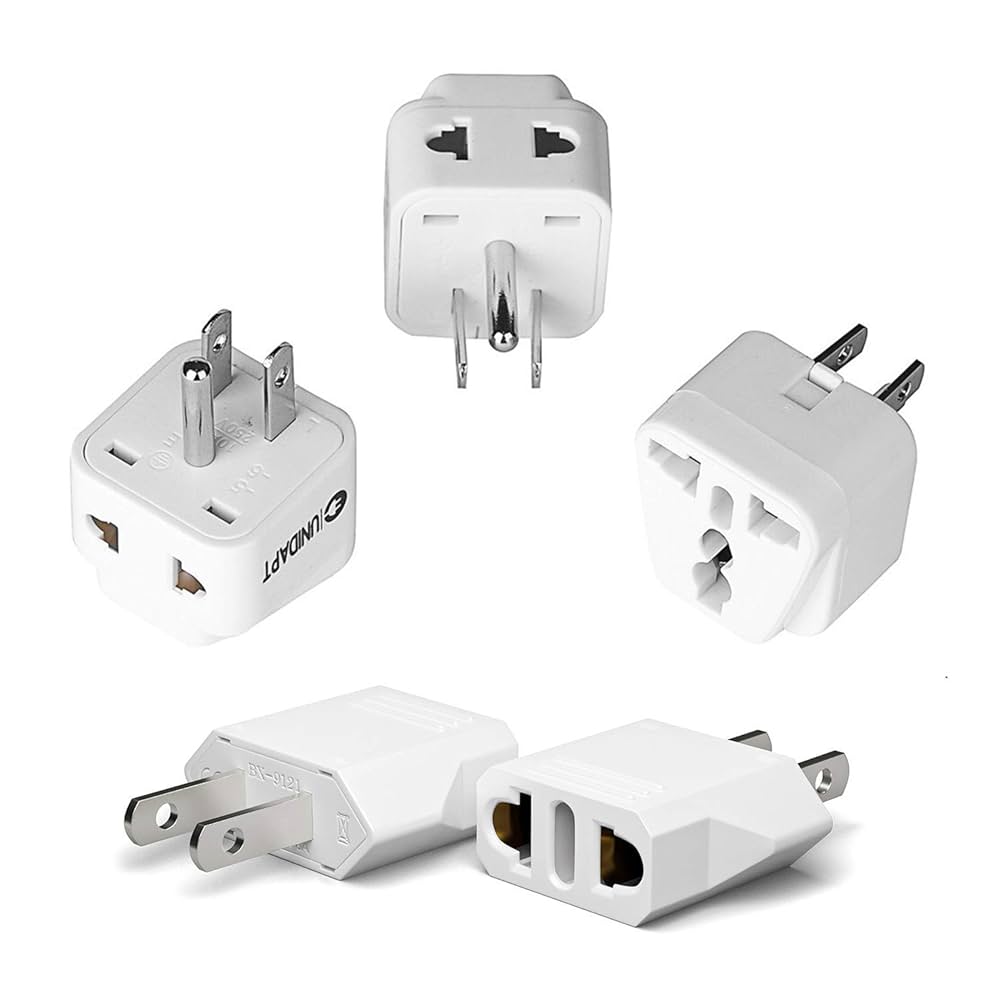 A relevant stock photo of united states power plug type in a typical setting.