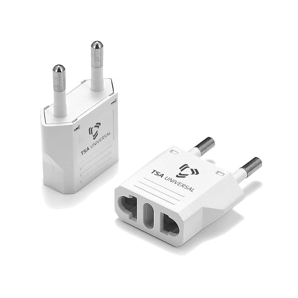 A relevant stock photo of united states power plug type in a typical setting.