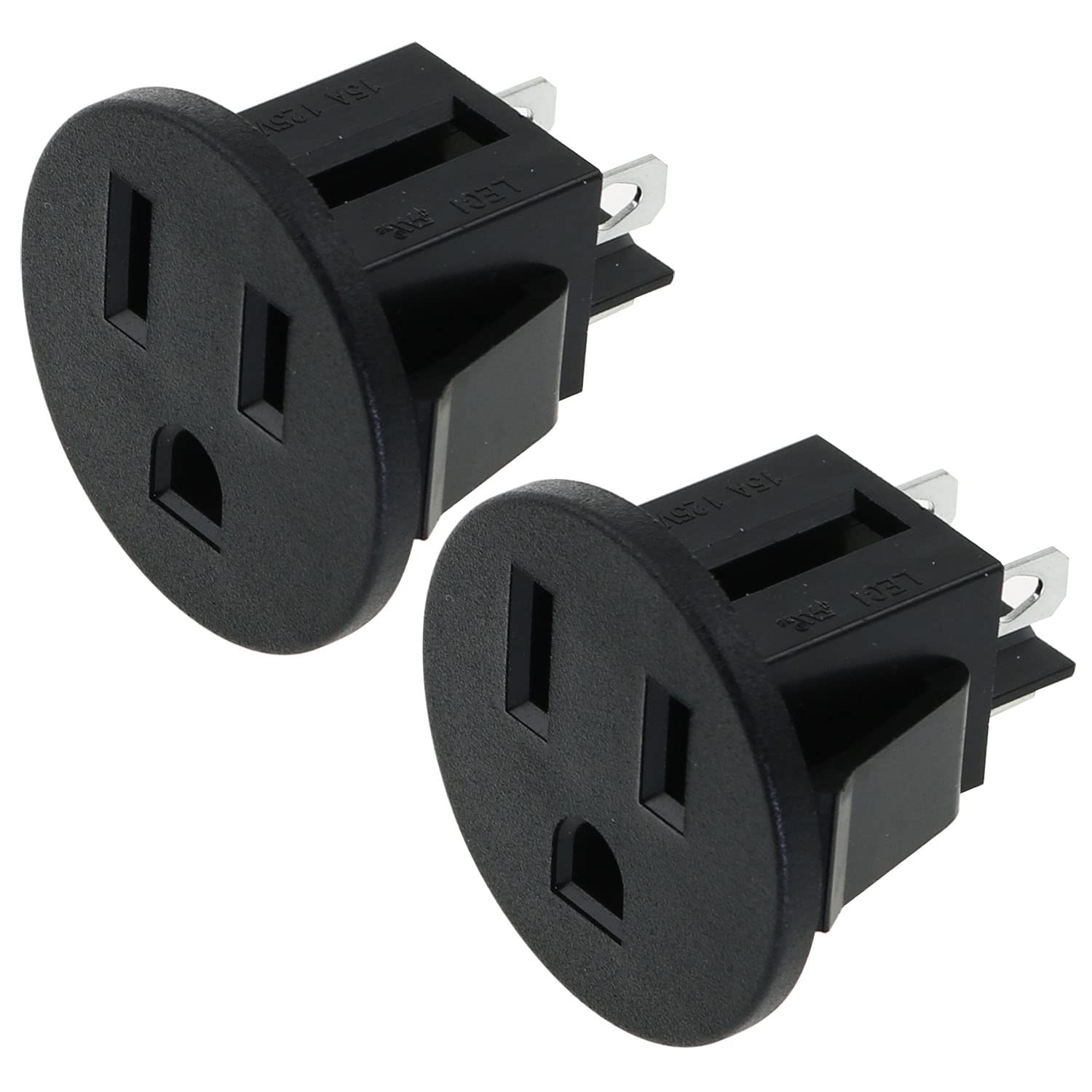 A relevant stock photo of us electrical socket type in a typical setting.