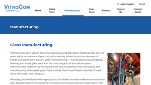 VitroCom - Custom Glass Manufacturing Solutions
