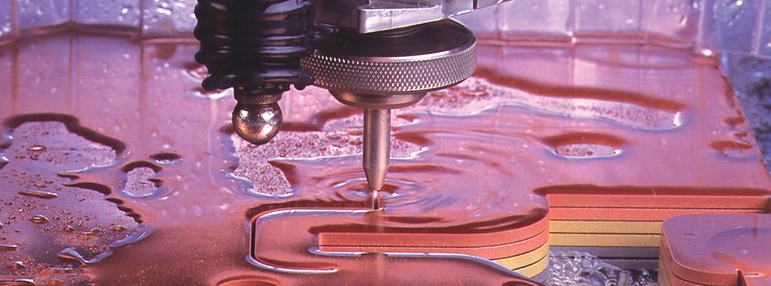 A relevant stock photo of water jet in a typical setting.