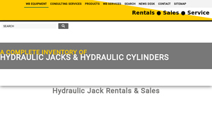 WB Equipment - Hydraulic Jacks and Cylinders