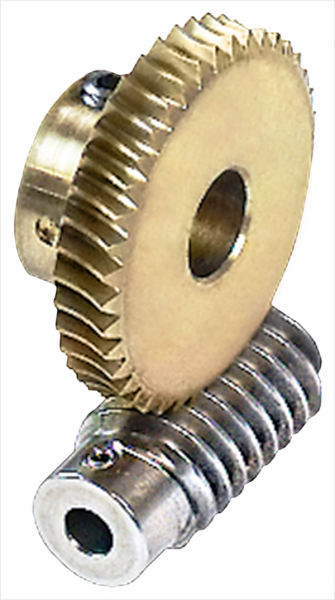 A relevant stock photo of worm and worm gear in a typical setting.